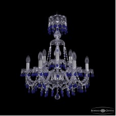 Подвесная люстра Bohemia Ivele Crystal 1410/6+3/195/XL-66 Ni V3001