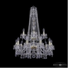 Подвесная люстра Bohemia Ivele Crystal 1403/10+5/240/h-92/2d G