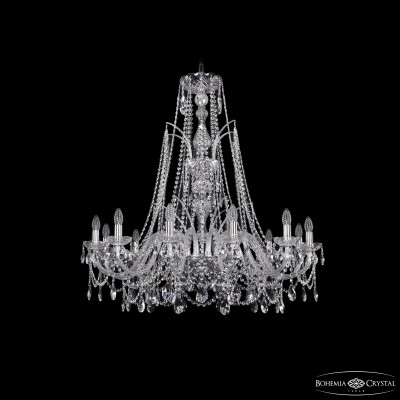 Подвесная люстра Bohemia Ivele Crystal 1411/12/360/XL-96 Ni