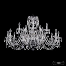 Подвесная люстра Bohemia Ivele Crystal 1402/10+5/360 Ni