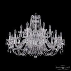 Подвесная люстра Bohemia Ivele Crystal 1402/12+6/300/2d Ni