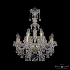 Подвесная люстра Bohemia Ivele Crystal 1409/8+4/195/XL-68 G
