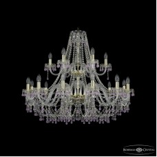Подвесная люстра Bohemia Ivele Crystal 1410/12+6/360/2d G V7010