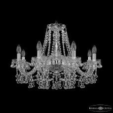 Подвесная люстра Bohemia Ivele Crystal 1409/8/240 Ni