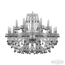 Подвесная люстра Bohemia Ivele Crystal 1409/12+6/300 Ni K731