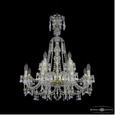 Подвесная люстра Bohemia Ivele Crystal 1410/8+4/240/XL-80 G V0300