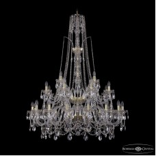 Подвесная люстра Bohemia Ivele Crystal 1411/16+8+4/400/XL-150/2d G