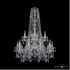 Подвесная люстра Bohemia Ivele Crystal 1411/10+5/240/h-94/2d G
