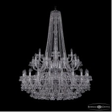 Подвесная люстра Bohemia Ivele Crystal 1409/20+10+5/400/h-152/2d Ni