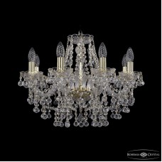 Подвесная люстра Bohemia Ivele Crystal 1409/8/195 G