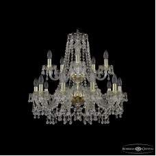 Подвесная люстра Bohemia Ivele Crystal 1410/10+5/240/2d G V0300
