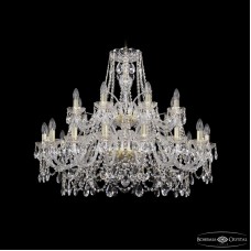 Подвесная люстра Bohemia Ivele Crystal 1411/16+8/360/2d G
