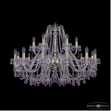 Подвесная люстра Bohemia Ivele Crystal 1410/12+6/360 G V7010
