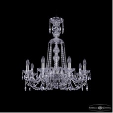 Подвесная люстра Bohemia Ivele Crystal 1402/8/240/XL-73 Ni