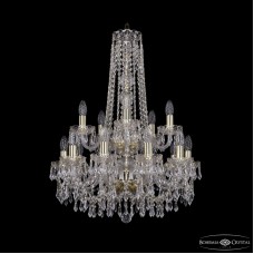 Подвесная люстра Bohemia Ivele Crystal 1403/10+5/195/h-77/2d G