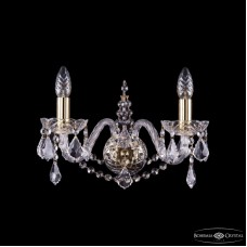 Бра Bohemia Ivele Crystal 1411B/2/160 G Leafs