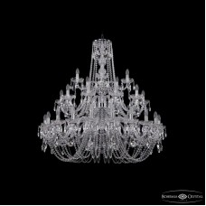 Подвесная люстра Bohemia Ivele Crystal 1402/20+10+5/400/3d Ni