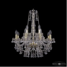 Подвесная люстра Bohemia Ivele Crystal 1409/8+4/195/h-62 G