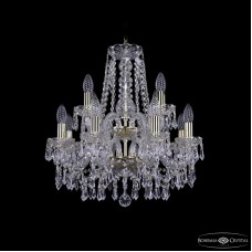Подвесная люстра Bohemia Ivele Crystal 1403/8+4/160/2d G