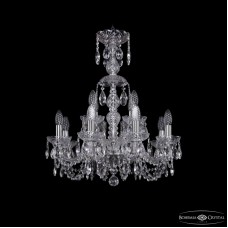 Подвесная люстра Bohemia Ivele Crystal 1402/8+4/195/XL-64 Ni
