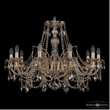 Подвесная люстра Bohemia Ivele Crystal 1411/10/300 G M721