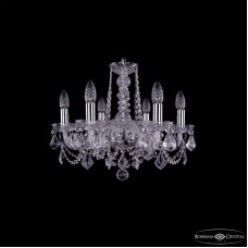 Подвесная люстра Bohemia Ivele Crystal 1402/6/160 Ni Leafs
