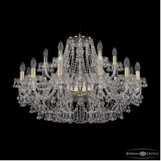 Подвесная люстра Bohemia Ivele Crystal 1409/12+6/300 G