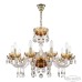 Подвесная люстра Bohemia Ivele Crystal 5417/10/240 G Amber/M-1H