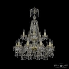 Подвесная люстра Bohemia Ivele Crystal 1403/10+5/240/XL-92/2d G