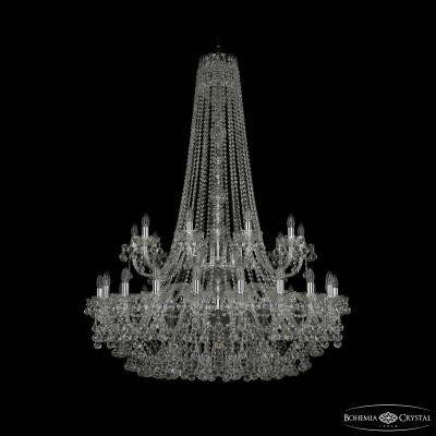Подвесная люстра Bohemia Ivele Crystal 1409/20+10/400/h-152/2d Ni