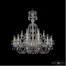 Подвесная люстра Bohemia Ivele Crystal 1402/12+6/300/XL-90 G