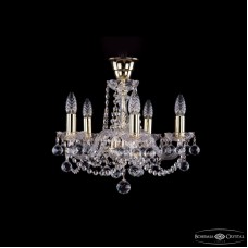 Подвесная люстра Bohemia Ivele Crystal 1402/5/141 G Balls tube