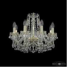 Подвесная люстра Bohemia Ivele Crystal 1409/8/160 G
