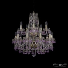 Подвесная люстра Bohemia Ivele Crystal 1410/10+5/195/2d G V7010