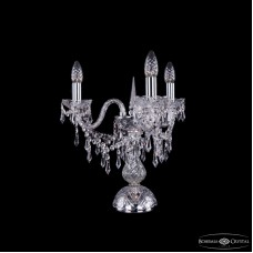 Настольная лампа Bohemia Ivele Crystal 1403L/3/141-39 Ni