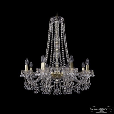 Подвесная люстра Bohemia Ivele Crystal 1409/8/240/h-75 G