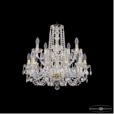 Подвесная люстра Bohemia Ivele Crystal 1402/10+5/195/2d G