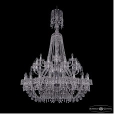 Подвесная люстра Bohemia Ivele Crystal 1410/20+10+5/400/XL-160/2d Ni V0300