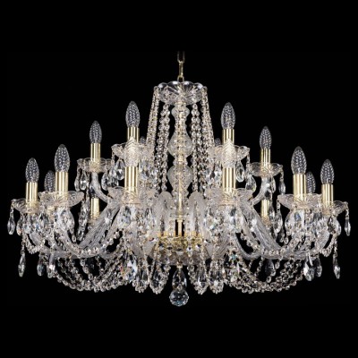 Подвесная люстра Bohemia Ivele Crystal 1402 1402/12+6/300/G