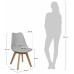 Набор из 2 стульев Eames Bon