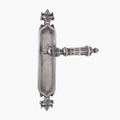 Дверная ручка Bronzes de France Gothic 0184 Old silver