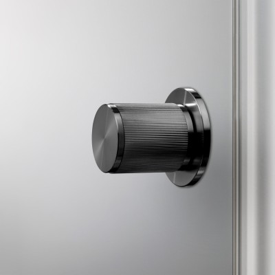 Дверная ручка Buster and Punch Knob Gun Metal Linear set of 2