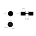 Дверная ручка Buster and Punch Knob Steel Linear set of 2