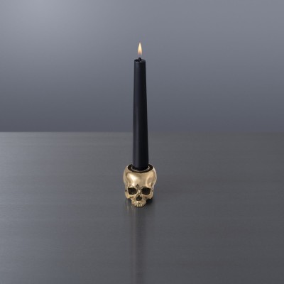 Подсвечник Buster and Punch Skull Brass