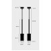 Подвесной светильник Buster and Punch Exhaust Graphite Kit Burnt Steel