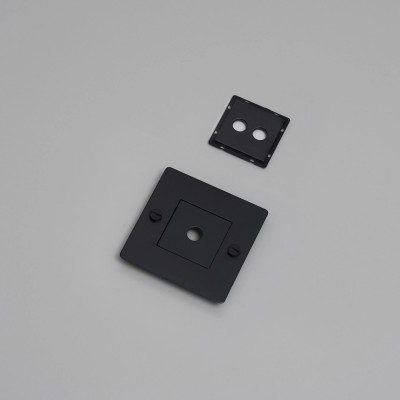 Рамка Buster and Punch 1G Horizontal with Infills brass