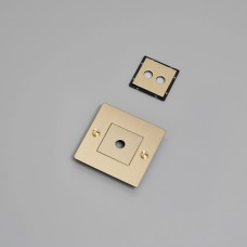 Рамка Buster and Punch 1G Horizontal with Infills brass