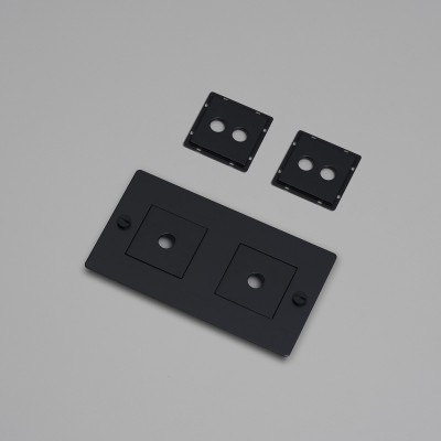 Рамка Buster and Punch 2G Horizontal with Infills black