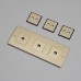 Рамка Buster and Punch 3G Horizontal with infils brass