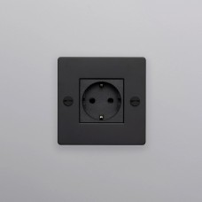 Розетка Buster and Punch 1G Schuko Type F black
